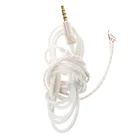 Сменный кабель для наушников с разъемом 3,5 мм, провод для технического обслуживания с микрофоном, 1,25 м