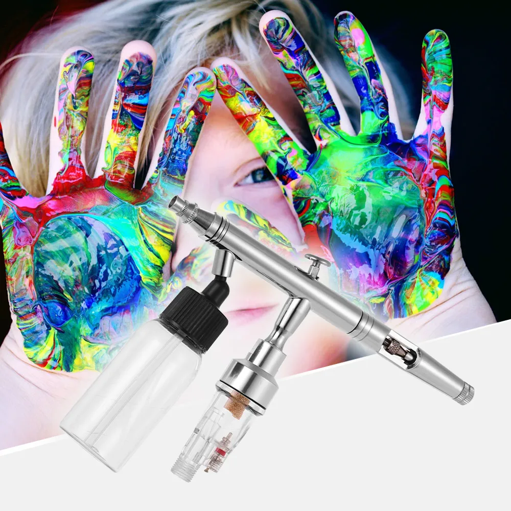 Высокоточные портативные всасывающие подачи Аэрограф Комплект для аэрографа