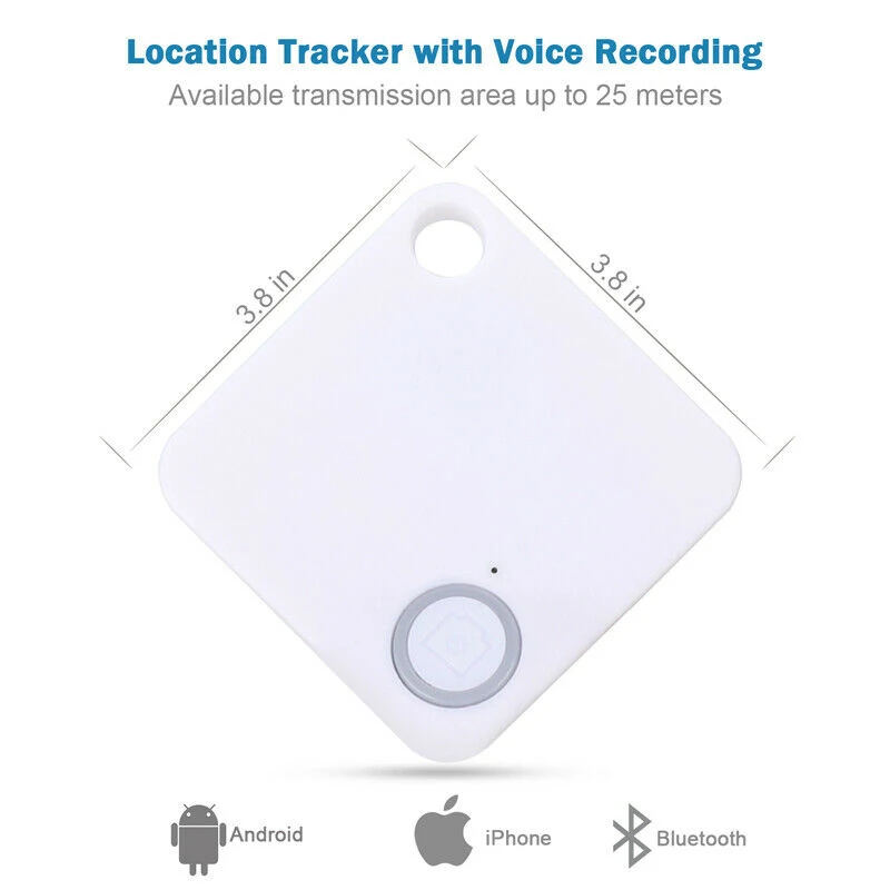 

Smart Activity Trackers Tile Bluetooth Tracker: Mate Replaceable Battery Item Tracker GPS Key Pet Finder Smart Activity Trackers