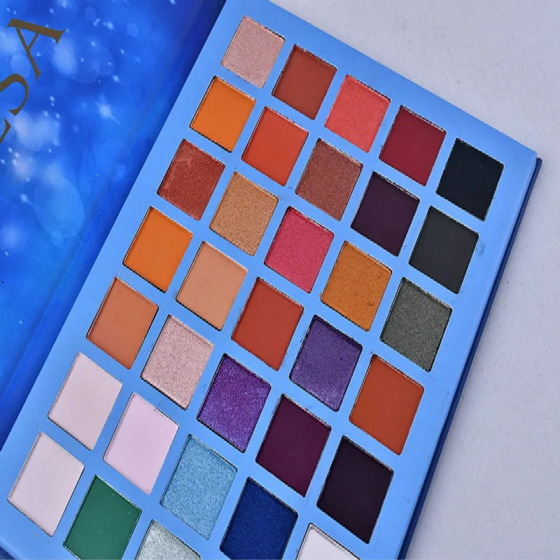 Красота глазурованные 35 цветов Тени для век палитра блеск макияж матовые тени