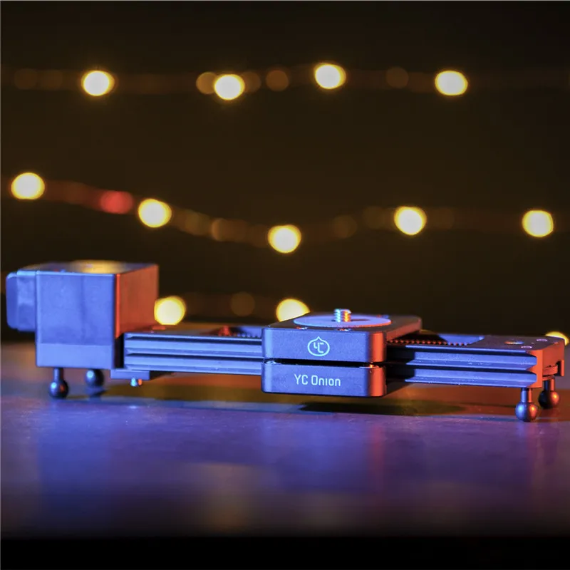 YC алюминиевая моторизованная камера слайдер App Bluetooth управление с двигателем для