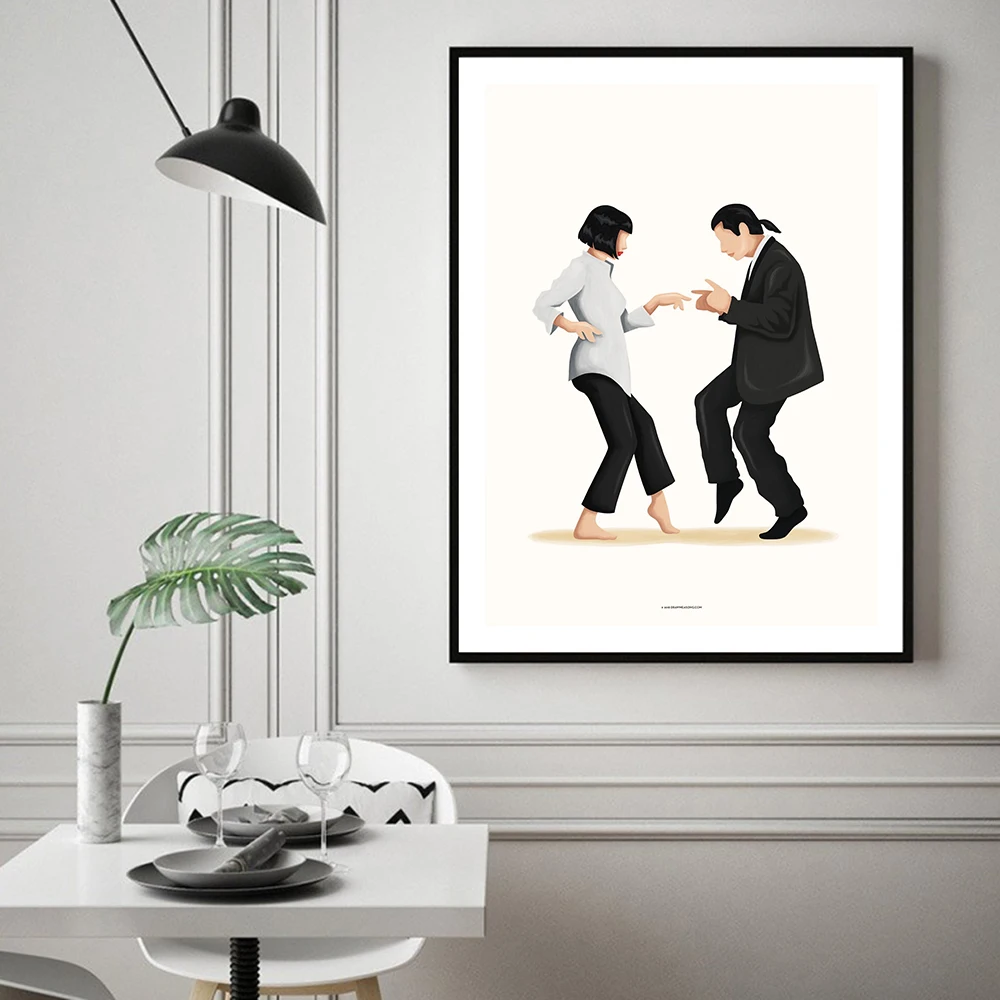 

Modern Fiction Abstract Woman and Man Abstract Canvas Painting Art Print Poster Picture Wall Living Room Home Decor No Frame