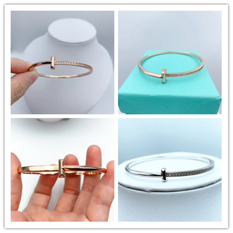

1:1 925 Sterling Silver Classic Original European And American Style Bracelet, Luxury Jewelry Gift For Ladies Party