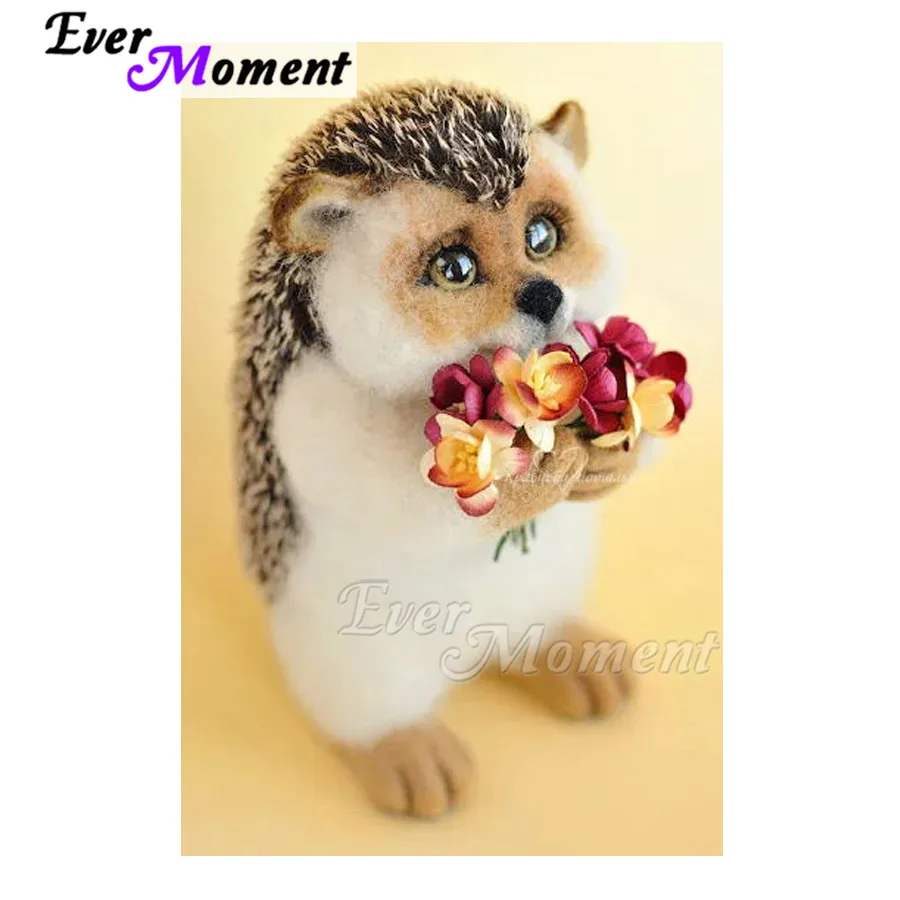 Ever Moment Алмазная картина Ежик цветок рукоделие искусство хобби Стразы 5D DIY вышивка