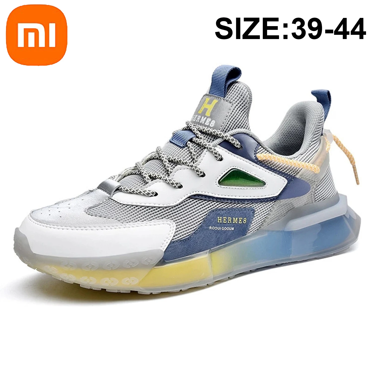 

Кроссовки Xiaomi Mijia Мужские дышащие легкие спортивные, Нескользящие, сетчатые, повседневная обувь для бега