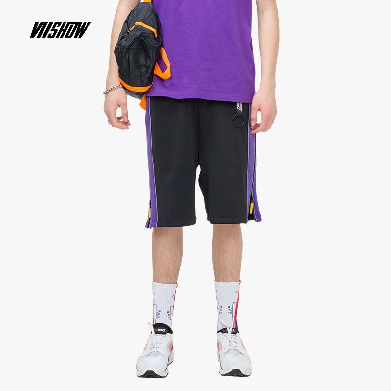 2019 новые летние повседневные шорты Для мужчин черный улице прохладно Пять штанов