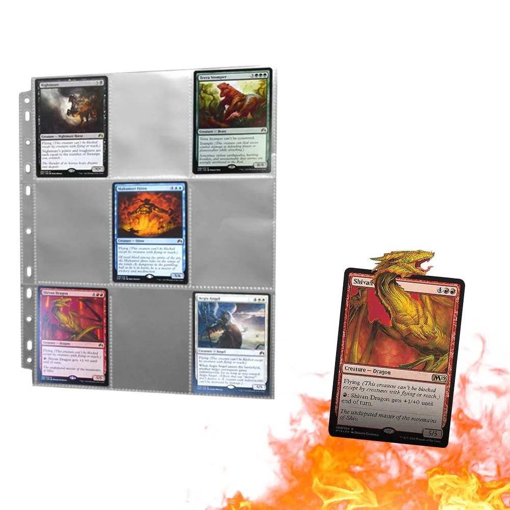 Новые кошельки страницы альбома коллекция 90 карманы торговой игровые карты