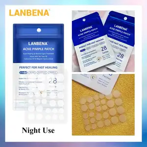 Невидимые наклейки для акне LANBENA, 28 шт., средство для удаления акне, средство для ухода за кожей лица