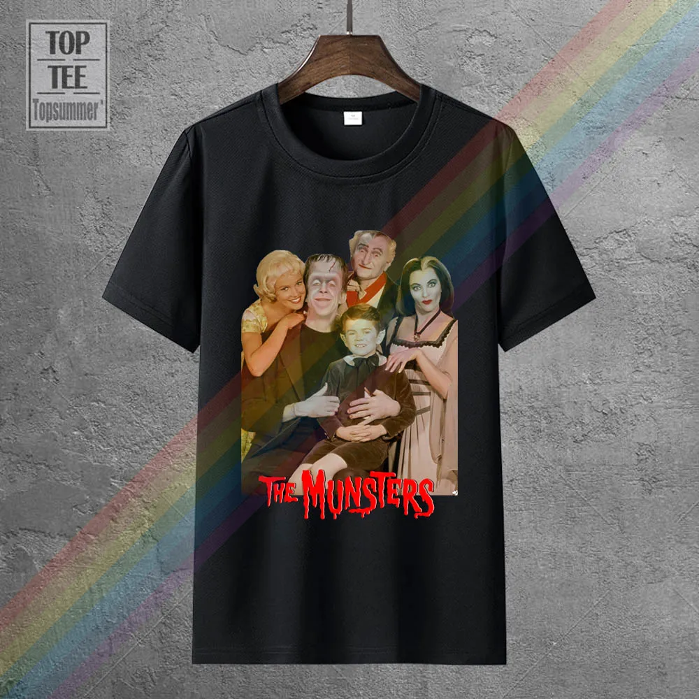 

The Munsters Family Colour T Shirt Print 100% Cotton Tee Shirt