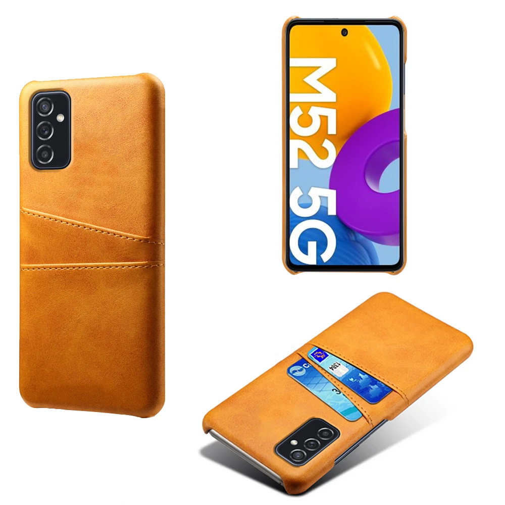 

M52 5G Samsung For Samsung M52 5G F62 F41 F22 F12 M22 Funda Luxury PU Leather Card Slots Cover For Galaxy A72 A52 A22 A32 A42