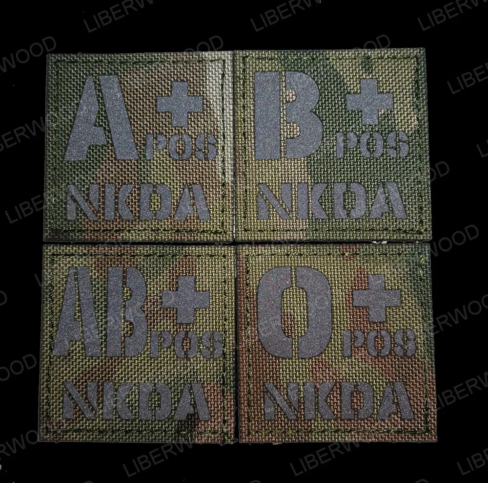 Инфракрасный ИК-патч типа крови A + B O AB POS положительный NKDA не известный