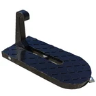 Универсальная Складная Автомобильная дверная ступенчатая педаль, портативная компактная Автомобильная защелка, крючок для двери, алюминиевый сплав, багажник на крышу, ножная педаль, лестница