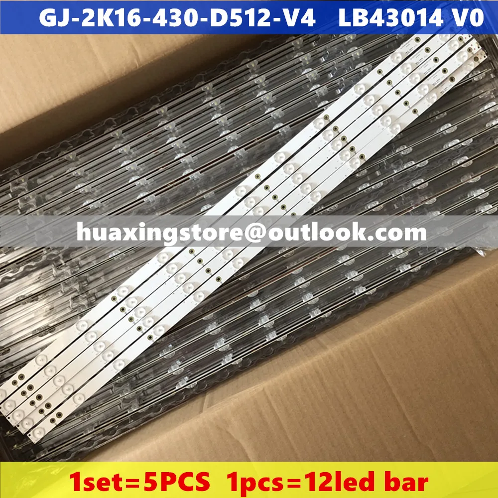 Светодиодная лента для подсветки PHI 43PUT6101 43PUS6551 43PUS6401 LB43014 V0 _ 00 43PUS6501 43PUS6101 43PUS6201