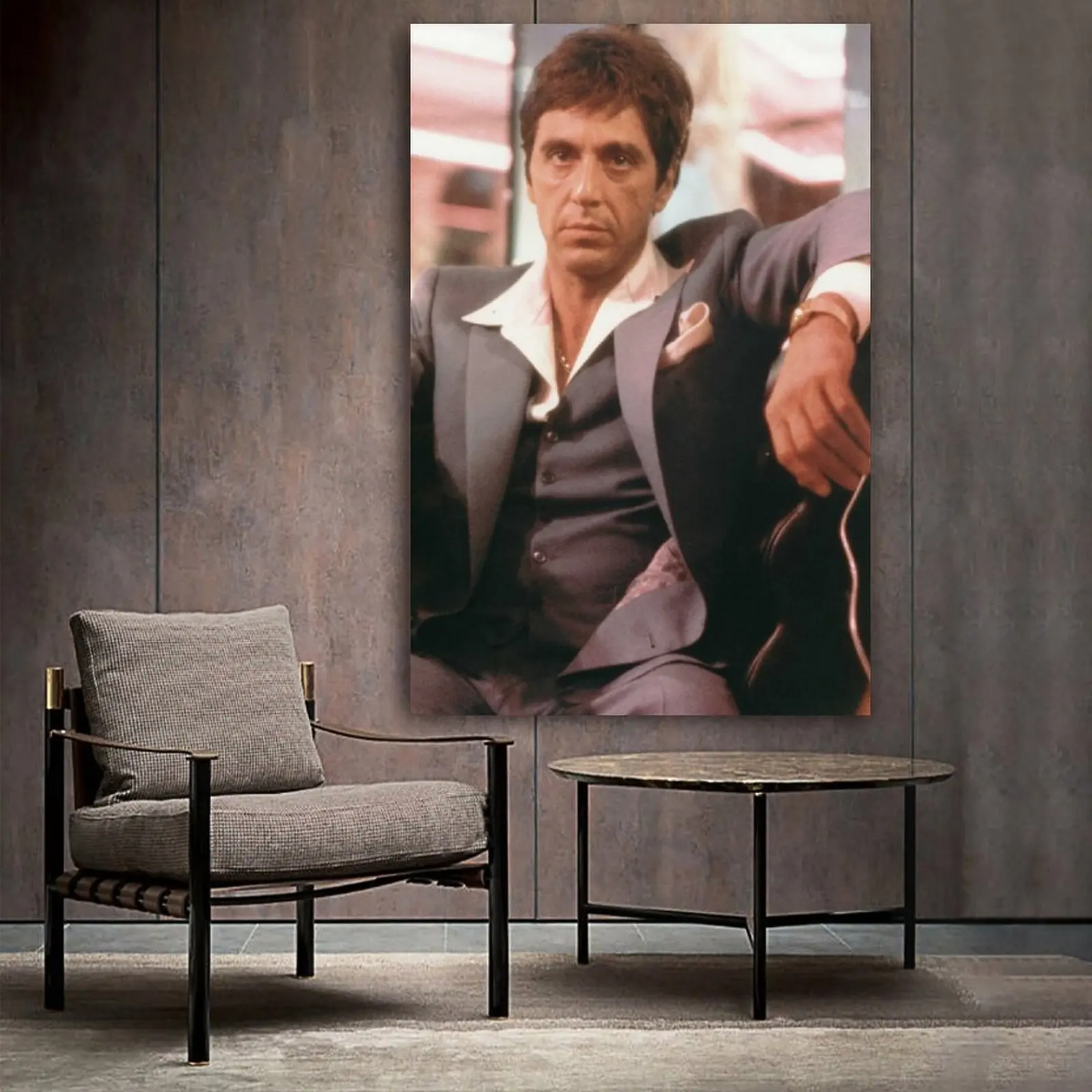 

Al Pacino Scarface 1983 Canvas Art Poster and Wall Art Picture Print Modern Family bedroom Decor Posters