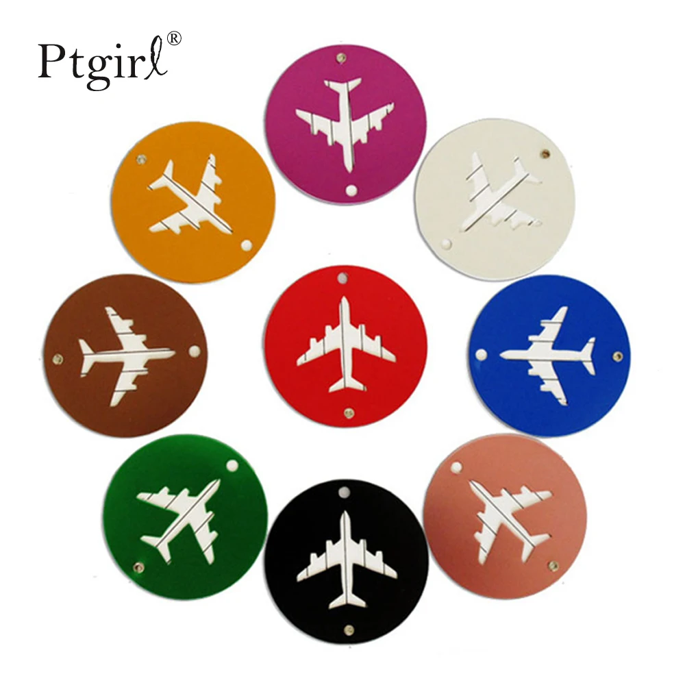 Круг алюминиевого сплава багажные бирки форма самолета проверенные посадочные