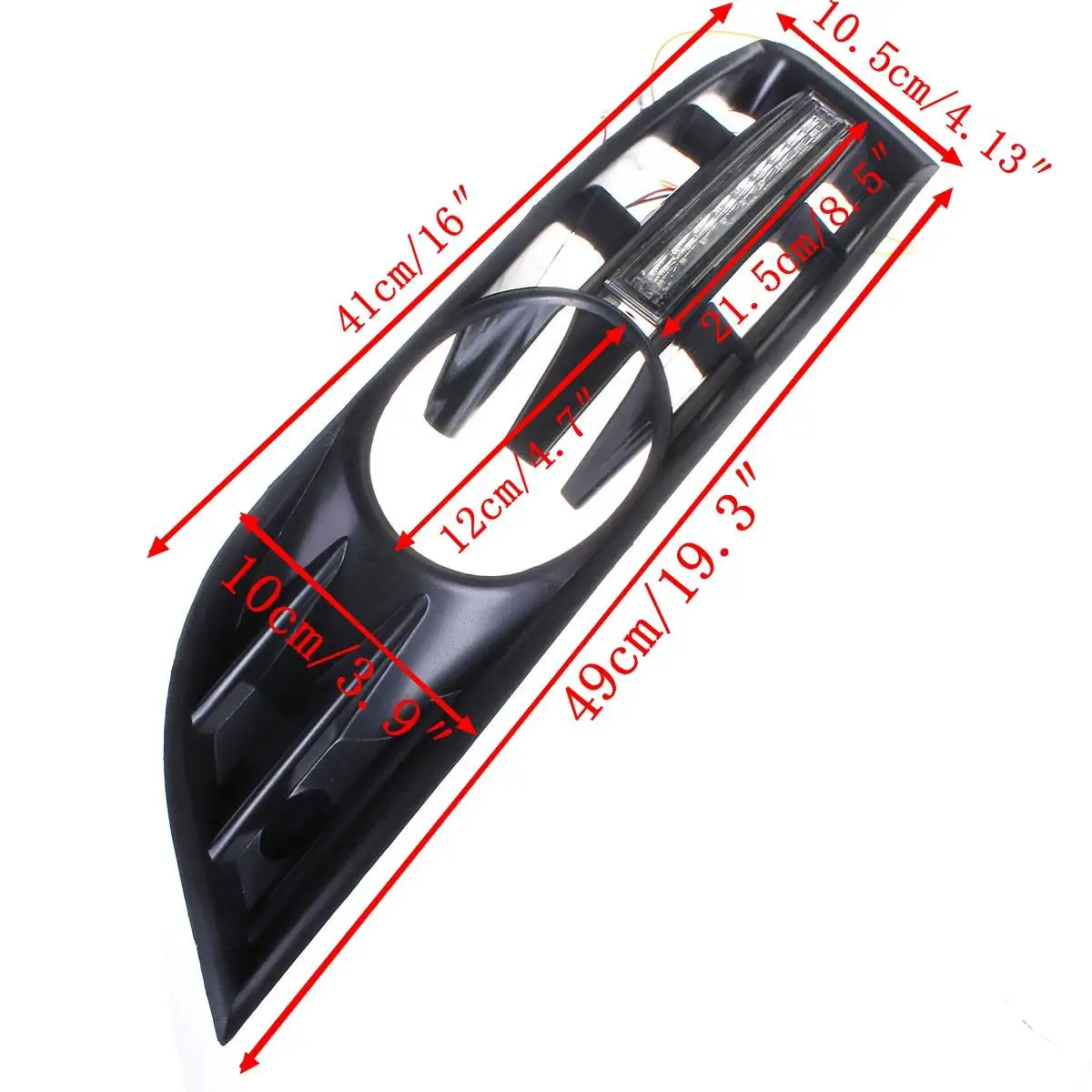 

New LED Car Light DRL LED Daytime Running Lights with Fog Lamp Hole For VW For Volkswagen Passat B6 2006 2007 2008 2009 2010