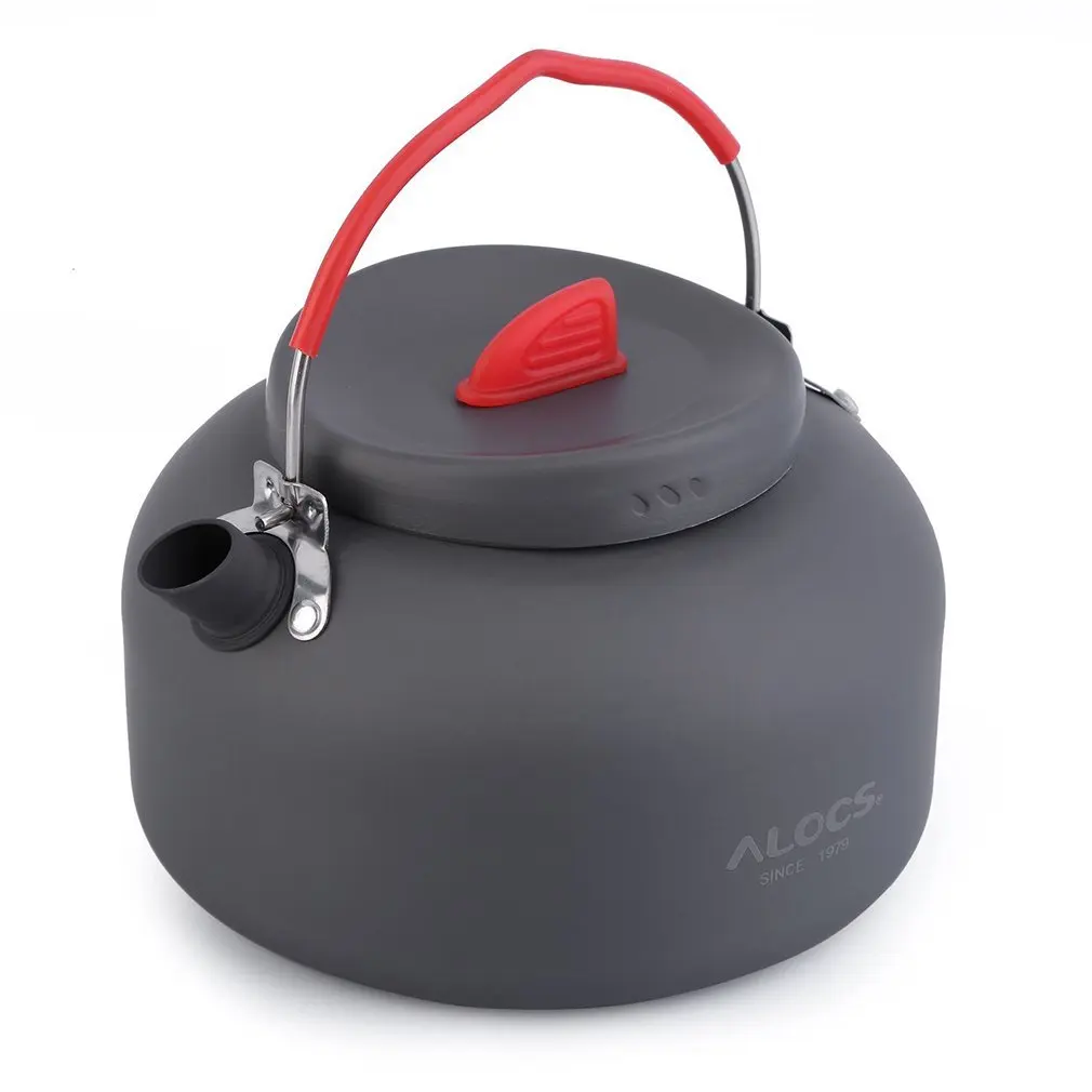 2021 красный анти обжигающий Ultralight аллюминевый оксид 0.8L/1.4L Alocs Cw K03 Открытый чайник