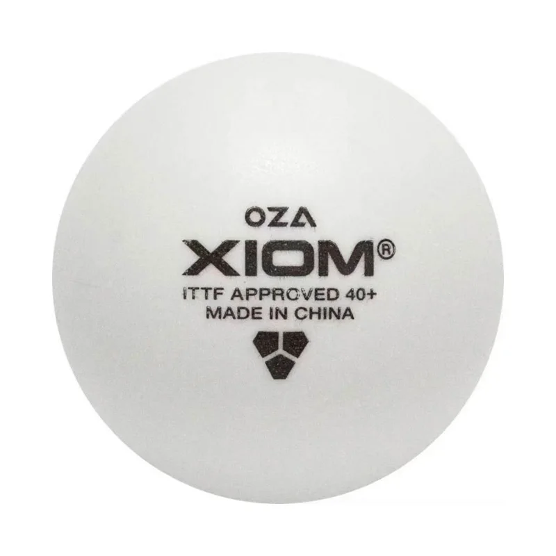 12 Balls XIOM 2019 Latest OZA 3-Star Table Tennis (With Seam ABS 40+) Plastic Ping Pong ITTF Approved | Спорт и развлечения