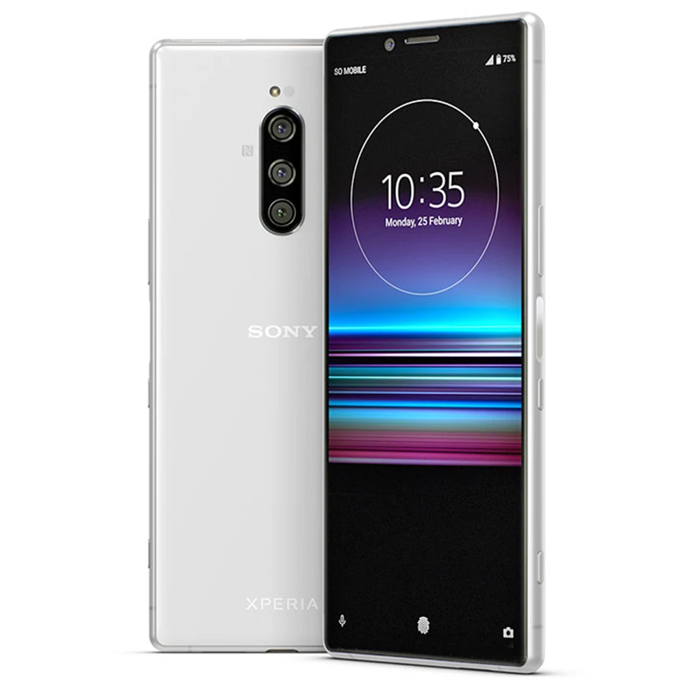 Мобильный телефон Sony Xperia 1 J8110 XZ4 Android мобильный 4G LTE 6 5 дюйма Восьмиядерный ГБ и 128