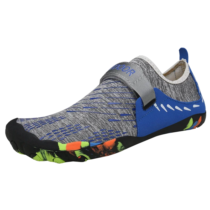 Акватуфли мужские для плавания и дайвинга быстросохнущие летняя пляжная обувь |