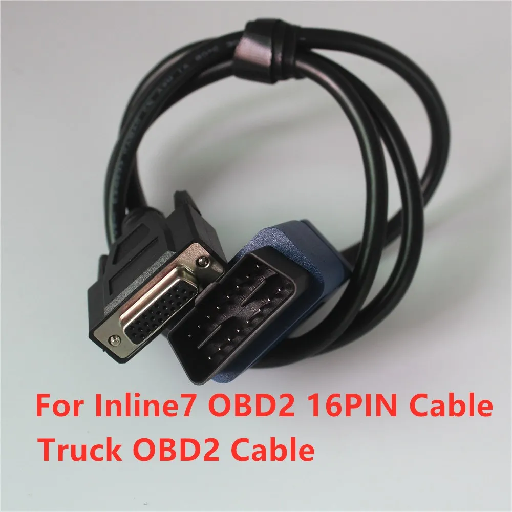 

Acheheng Truck cables for Data Link INLINE 7 Adapter Insite Diesel Truck Scanner Cable For Heavy Duty Truck Diagnostic Tool