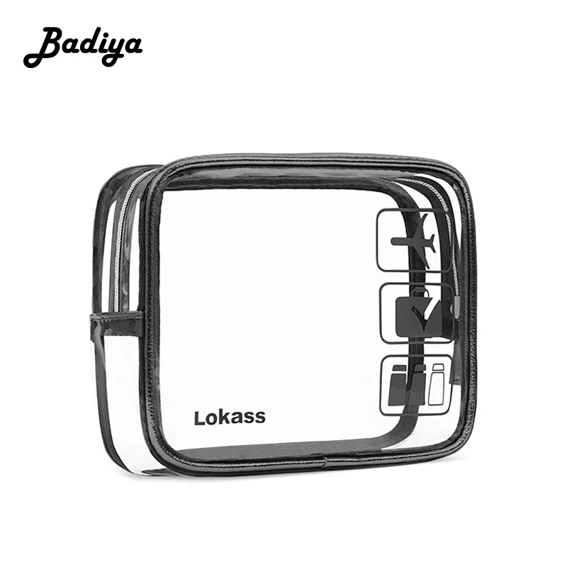 Модные короткие женские косметички многофункциональные прозрачные