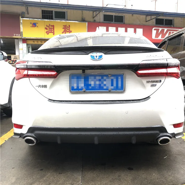 Спойлер для Corolla 2014-2017 Toyota ycyw спойлер из АБС-пластика заднее крыло автомобиля