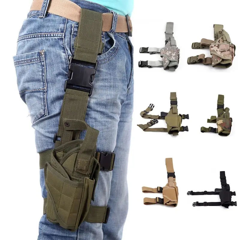 Кобура для пистолета, КАПЛЕВИДНАЯ кобура Glock, военная нейлоновая кобура, Охотничьи Аксессуары для Glock 17 19 Beretta M9, регулируемая