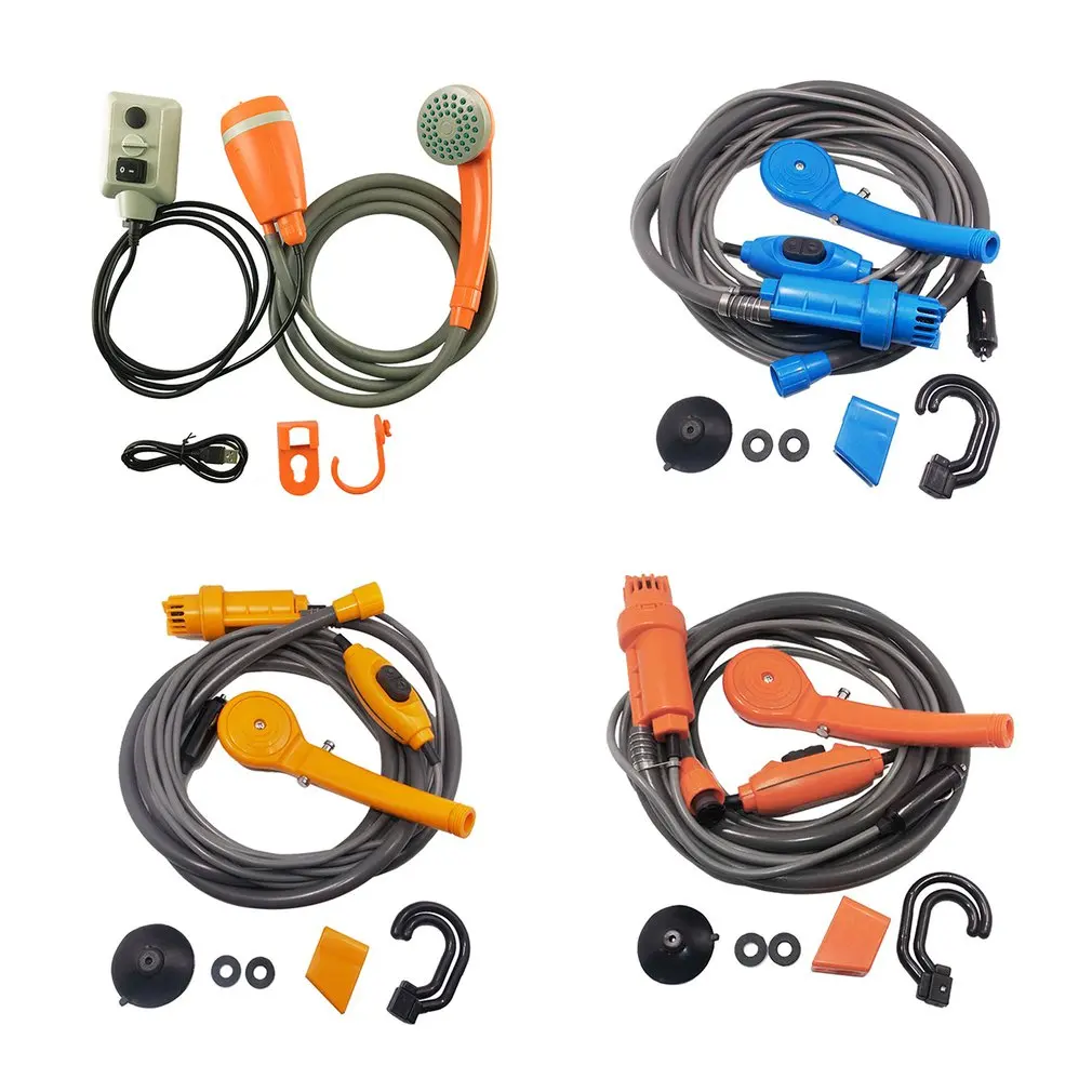 

1 set Outdoor car shower Rain shower Car Motorcycle Car Washer Portable Outdoor Handheld Camping Shower