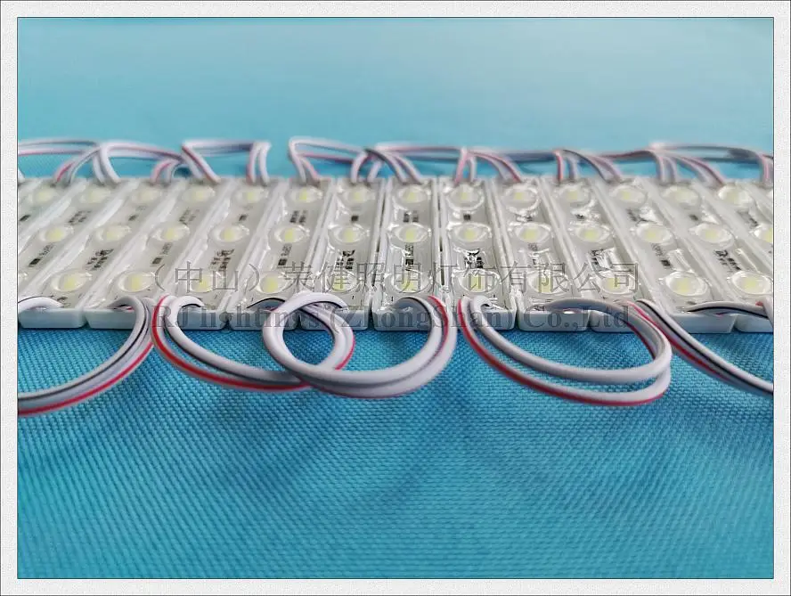 Светодиодный светильник Модуль DC12V SMD 2835 3 светодиодный 0,9 Вт 100lm 58 мм X 10 мм X 6 мм IP65 Алюминиевый PCB супер качество 3 года гарантии с объективом