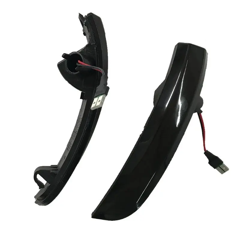

1pair Dynamic Blinker Led Turn Signal Lights Smoked Flowing Rear View Mirror Lights Indicator For Ford Kuga Ecosport