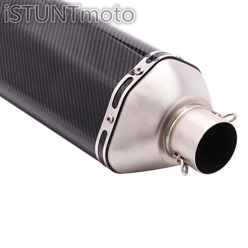 Akrapovic, 470 мм, 570 мм, универсальный, мотоциклетный, выхлопная, Модифицированная, глушитель, труба с DB killer для sx125 gsr 600 tmax 530 z1000