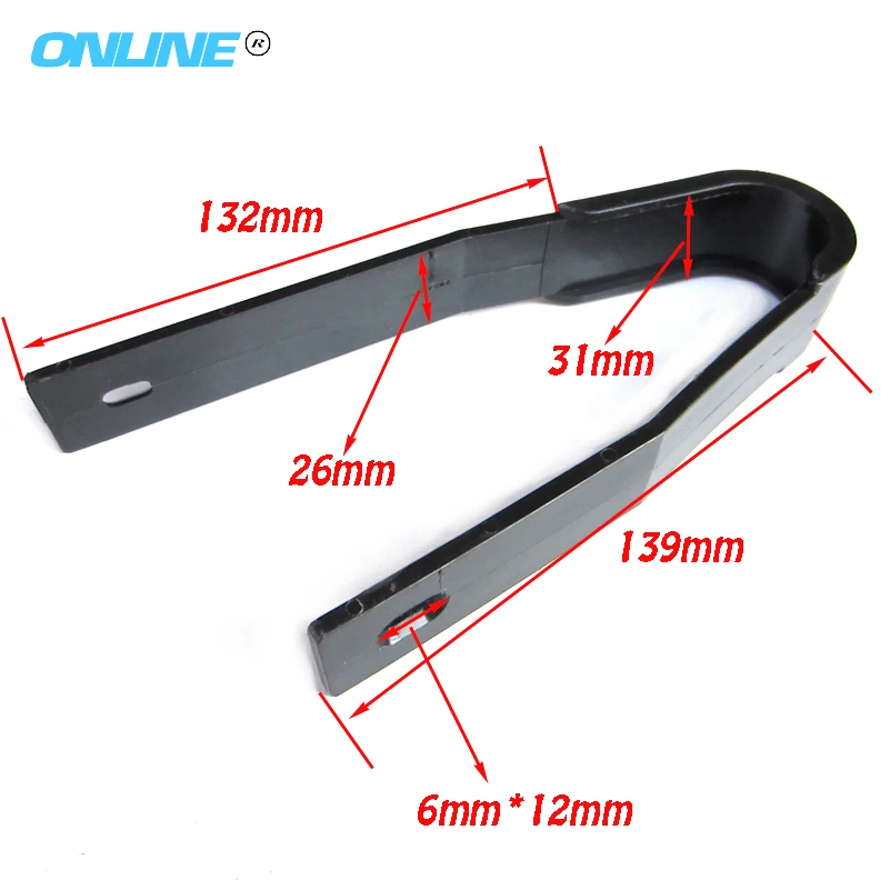 

Защита для грязевого питбайка, ползунок с цепочкой, задняя защитная накладка на подвеску, защита цепи для питбайков 110 125 140 150 160cc