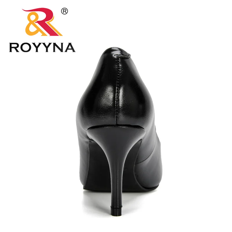 ROYYNA/Новое поступление 2020 года Женские туфли-лодочки на высоком каблуке Женская
