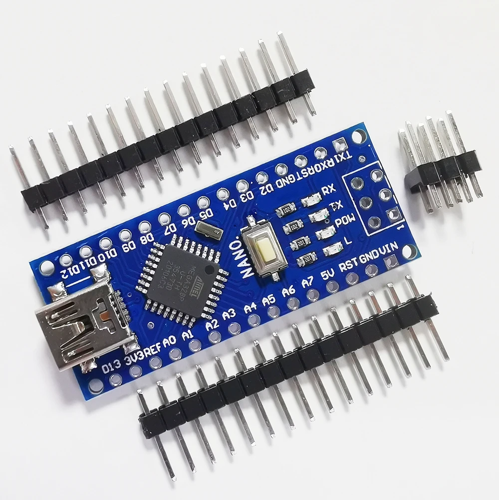 Плата плата совместимая с контроллером arduino Nano 3 0 Atmega328 макетная модулем WAVGAT USB V3.0 1