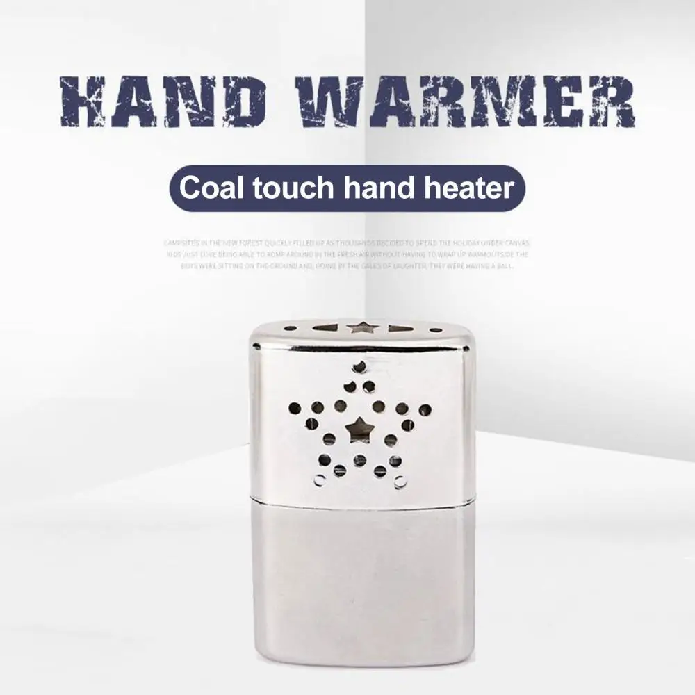 цена 65% Discounts Hot! Winter Hand Warmer Portable Silver Heater Heating Equipment for Ice Fishing