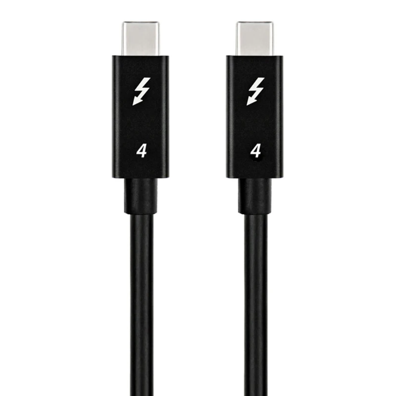 

40Gbps Durable Data Transfer Line Laptop Charging Cord Thunderbolt 4 Type C Cord Thunderbolt Cables Wire Dropship