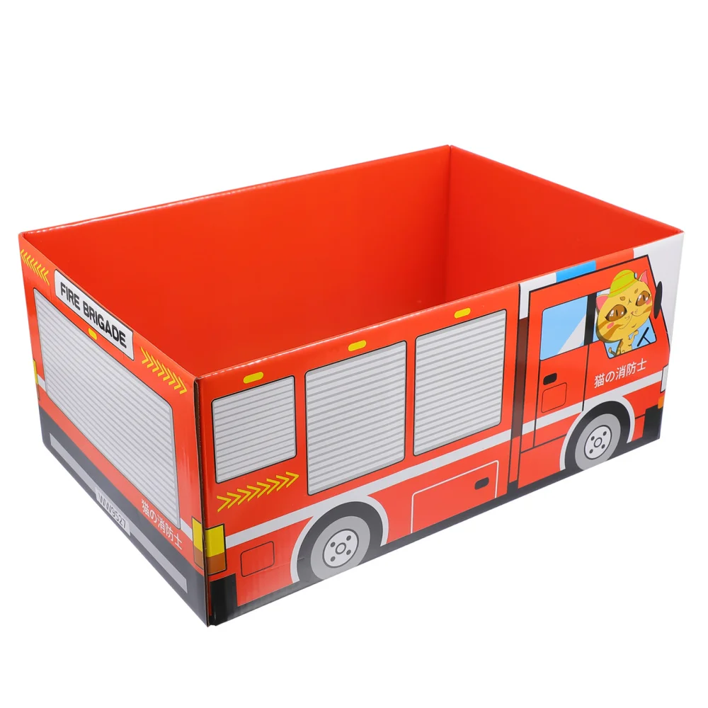 

Fire Truck Design Cat Scratch Box Corrugated Paper Pet Cat House Kitten Scratch