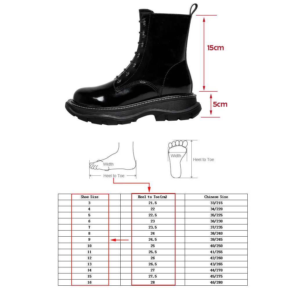 

Black Genuine Leather Flat Platform Ankle Boots For Women Waterproof Snow Boots Ladies Winter Wool Short Boots Shoes Bottines Fe