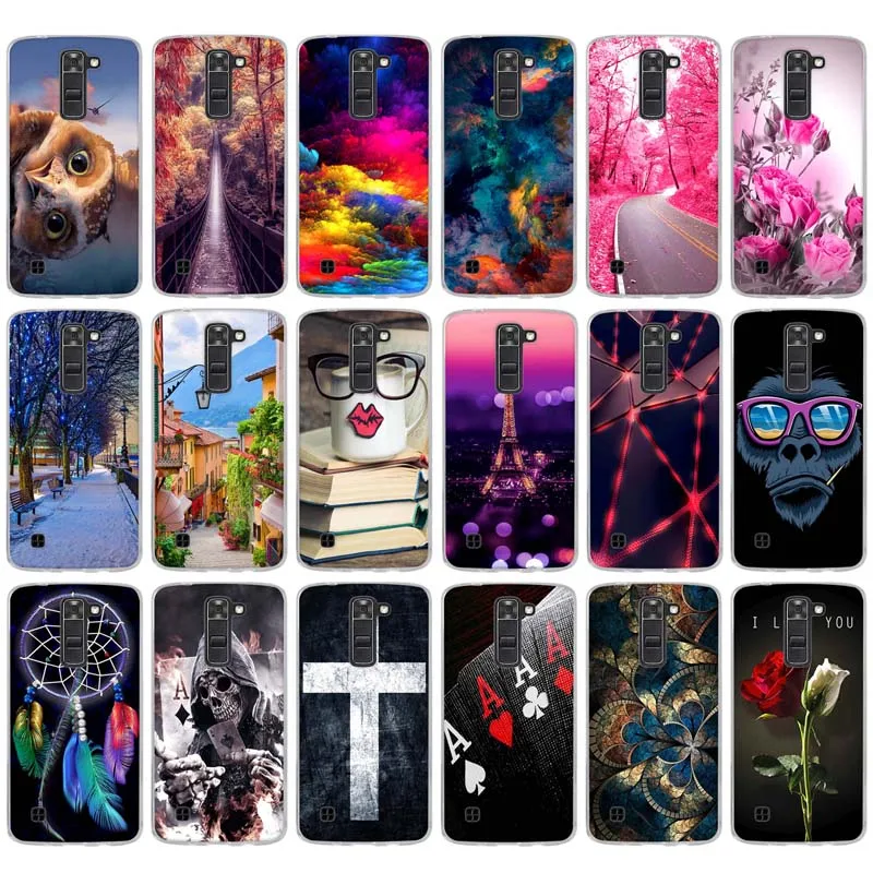 Чехол для LG K7 чехол мягкая силиконовая задняя крышка X210ds X210 ds Tribute 5 LS675 MS330 M1