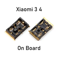 2pcs battery fpc connector plug on flex for xiaomi mi 3 4 mi3 mi4 clip holder port on logic board motherboard parts