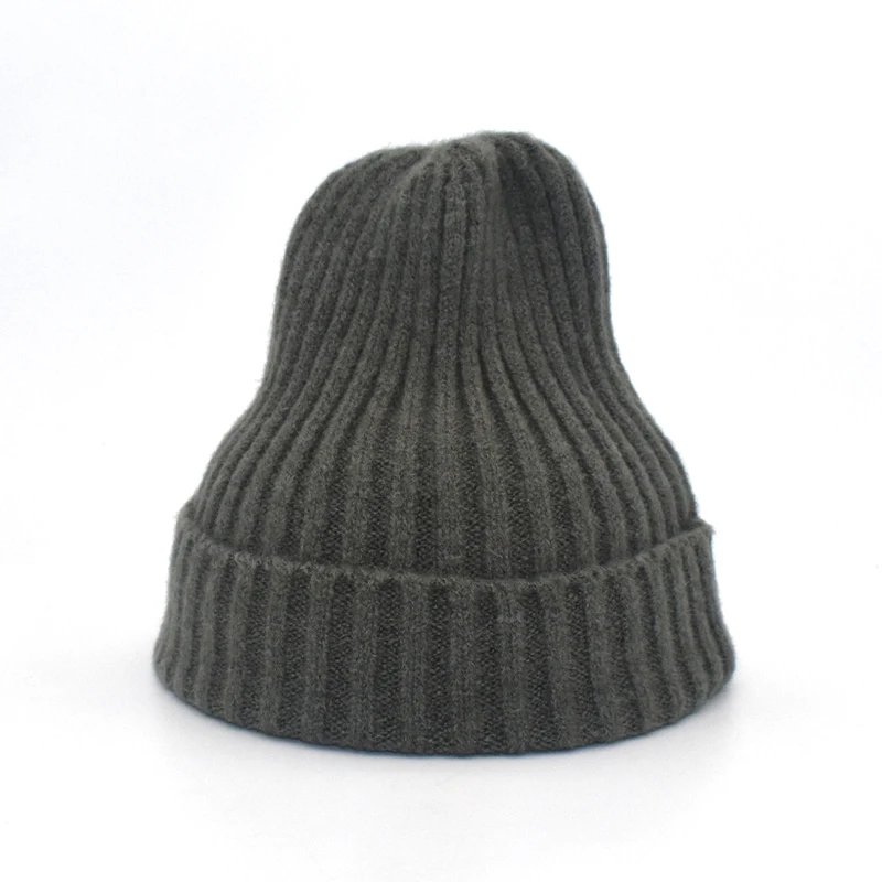 

Winter New Solid Color Ladies Beanie Unisex Hat Knitted Hat Ladies Bone Breathable Men's Golas Warm Hat Z03