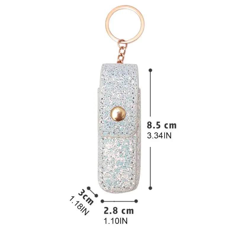 

Portable Lipstick Cases Cover Keychain Storage Case Organizer Party Gifts