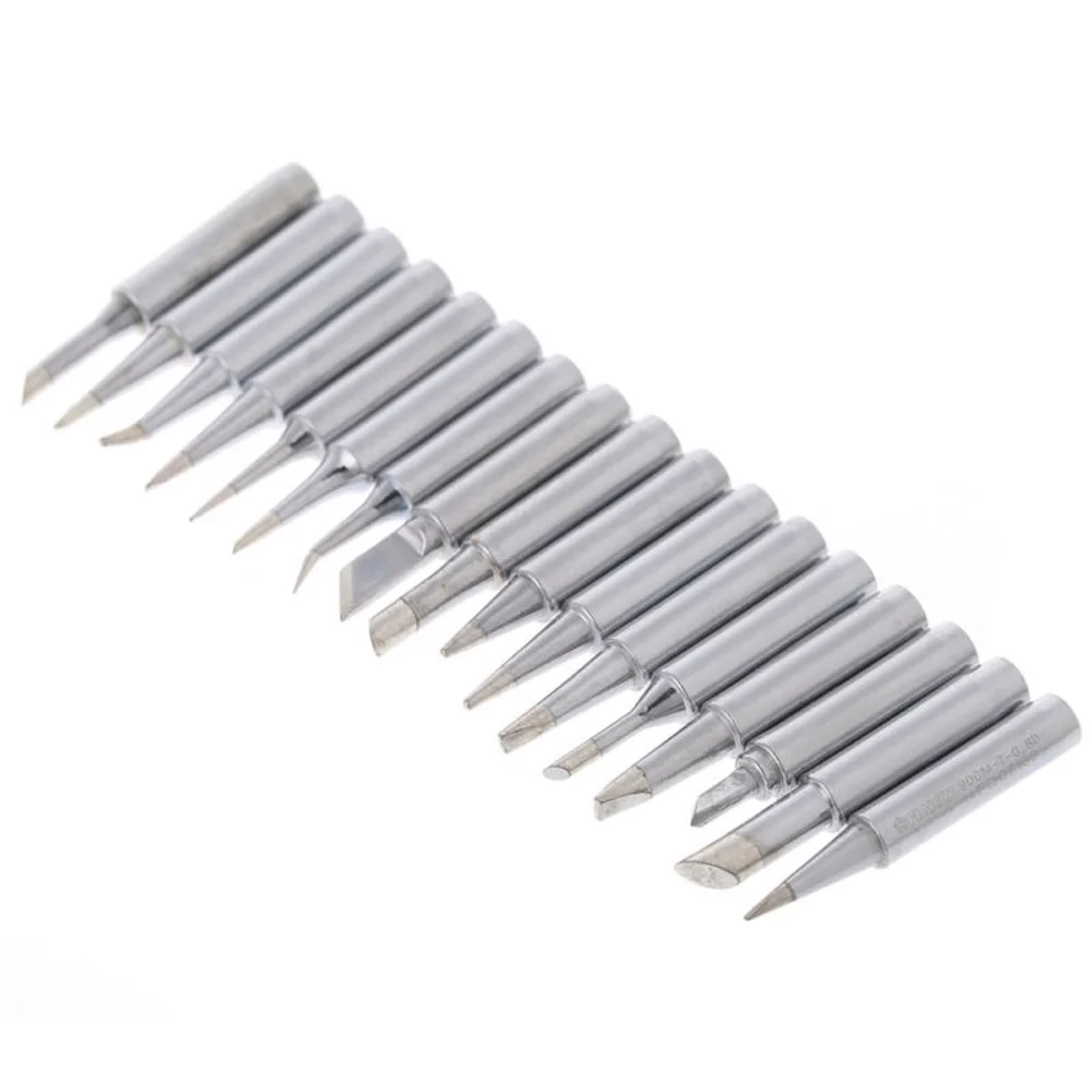 

17pcs Soldering Iron Tips Lead Free Soldering Iron Tip 900M T For HAKKO 936 YIHUA Soldering Station Tools