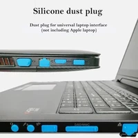 16pcsset silicone dustproof plug cover stopper dust plug laptop anti dust usb port hdmi rj45 interface waterproof cover plug