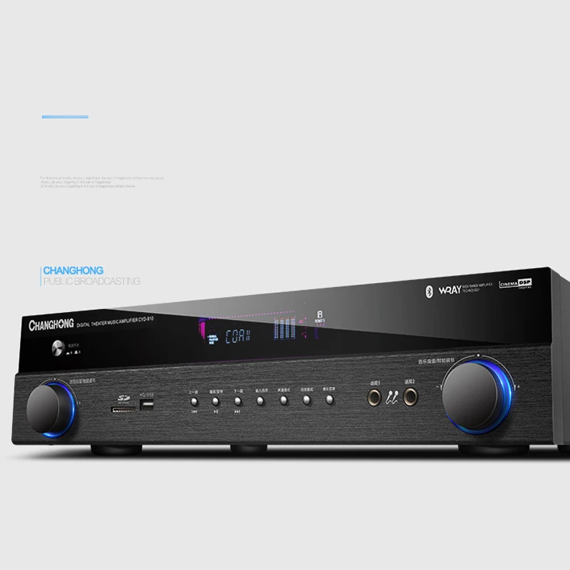 Kaolanhon 5,1 200 в 500 Вт/650 Вт CF5 4,0 Bluetooth усилитель дома высокой мощности Профессиональный HIFI Fever цифровой усилитель аудио караоке