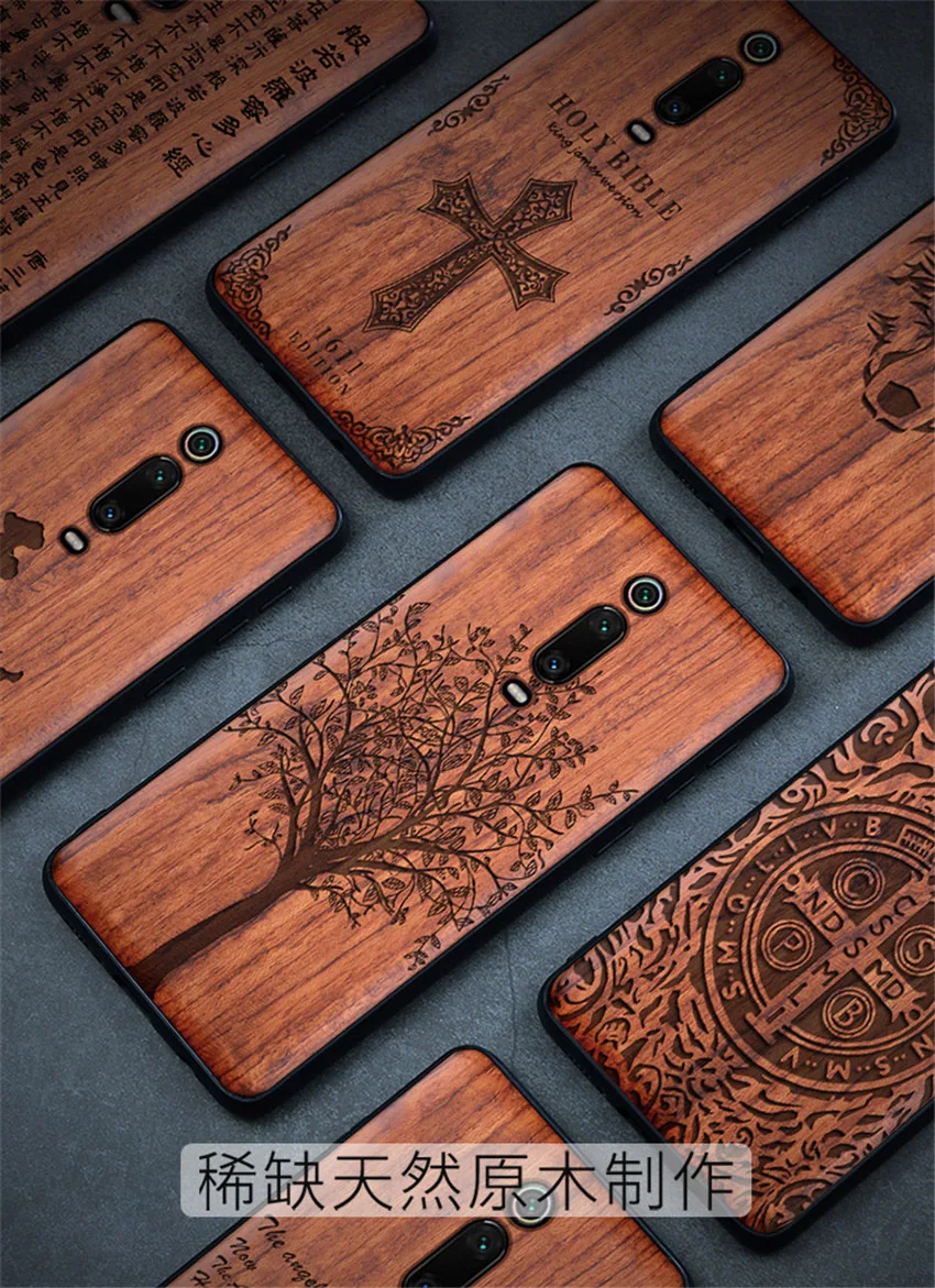 Для Xiaomi mi 9t чехол Boogic Wood funda Red mi k20 Pro Rosewood TPU противоударный задний Чехол для телефона Xiaomi mi 9T Pro Чехол