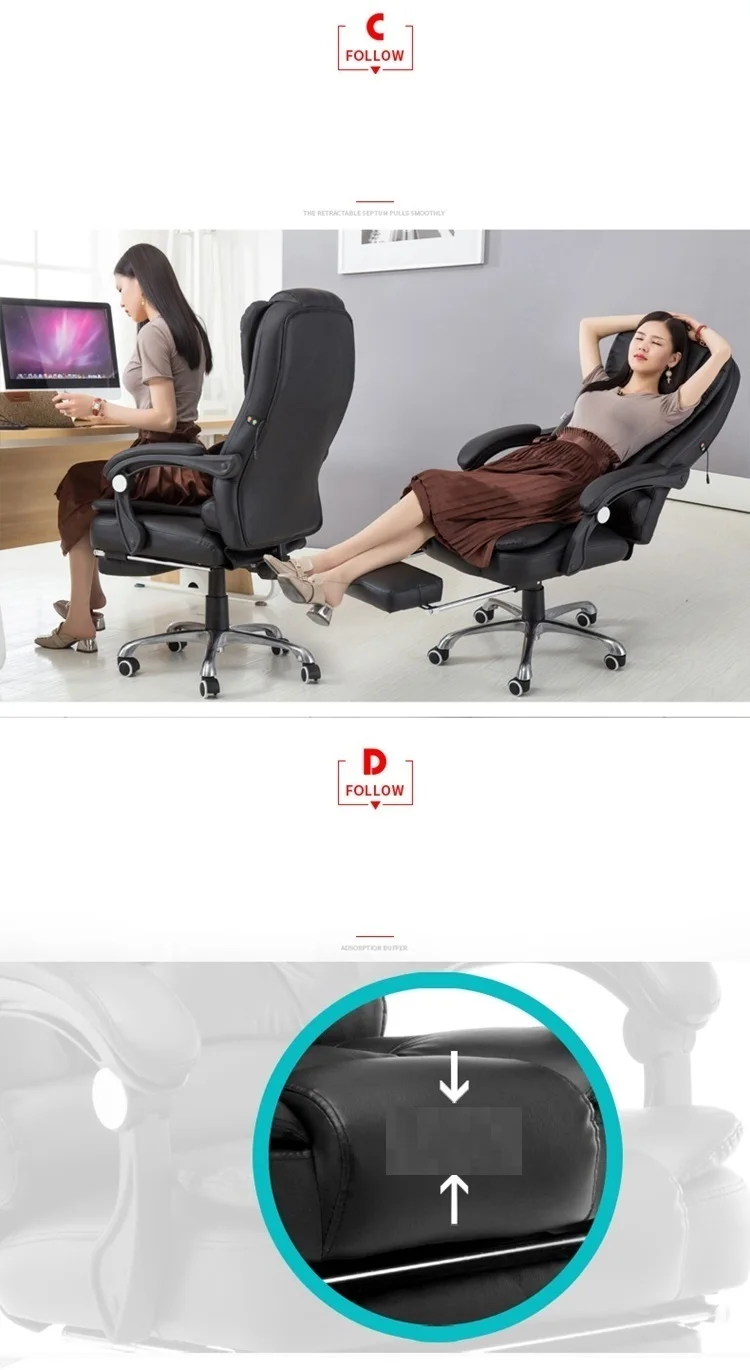 Sedia Ufficio Oficina Bureau Meuble Stoelen Gamer Cadir Fauteuil кресло из кожи Silla Gaming Cadeira массажное кресло для офиса