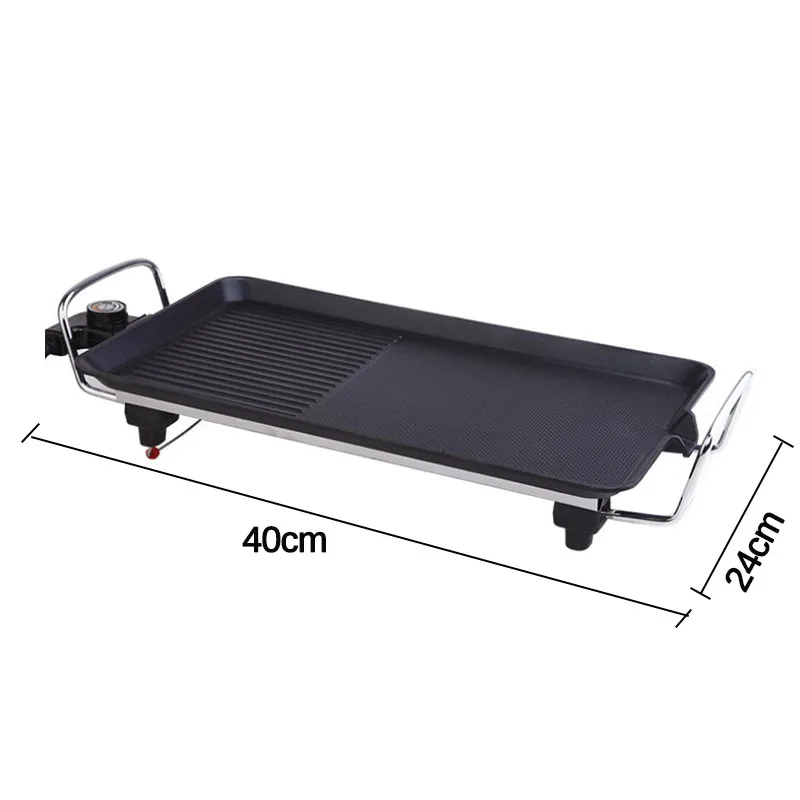 

220V 1200W Electric Ovens Smokeless Nonstick Barbecue Machine Household Electric hotplate BBQ Tools Teppanyaki Grilled Meat Pan