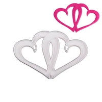 double heart love cookie cutter fondant cake baking tools mold cupcake decor embossed kitchen pastry biscuits stamp collecting